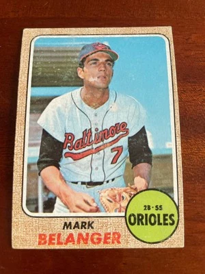 1968 Topps Baseball #118 Mark Belanger - Low Grade - Image 1 of 2