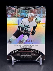 2022-23 Upper Deck - Shane Wright - Exquisite Moments #ECM-SW Rookie /299 - Picture 1 of 2