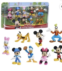 Disney Junior Mickey Mouse Coleccionable Amigos Set 8 piezas Daisy Pluto Goofy Minnie - Imagen 1 de 3