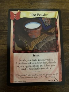 HARRY POTTER TCG GAME CARD CHAMBER OF SECRETS FLOO POWDER 68/140 - Bild 1 von 3