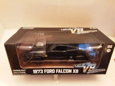 1/18 GreenLight 1973 Ford Falcon XB Black V8 Interceptor Diecast Model Car - Image 1 of 4