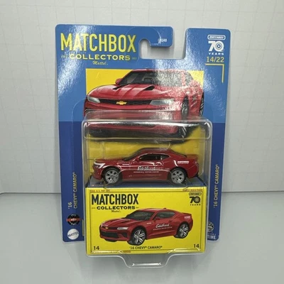 '16 Chevy Camaro EDELBROCK 14/22 Matchbox Collector Series 2023 HLJ61 red - Image 1 of 2