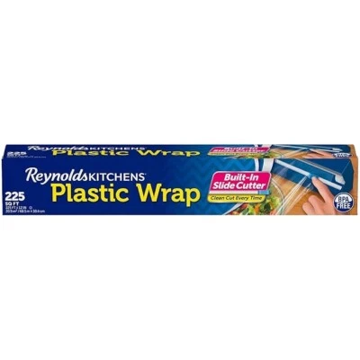 HEFTY Reynolds Kitchens Quick Cut Plastic Wrap 225 Square Feet