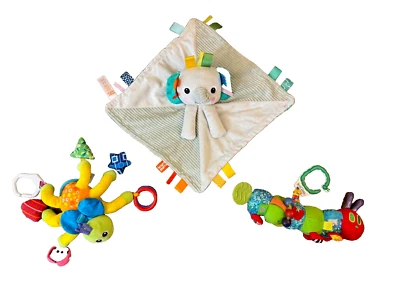 Lote suave sensorial araña carle lamaze oruga hambrienta juguete bebé bebé bebé Foto 1 de 4