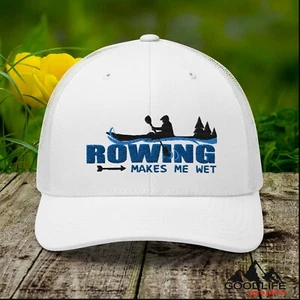 Sombrero de camionero Rowing Makes Me Wet kayak para mujer - Imagen 1 de 25