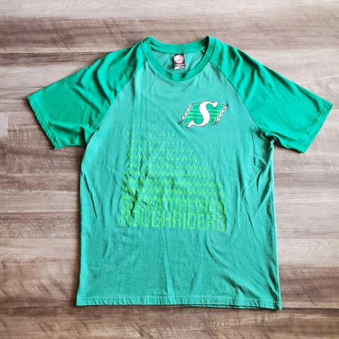 Vintage CFL Saskatchewan Roughriders Canadian Football League Shirt Size Large Cover