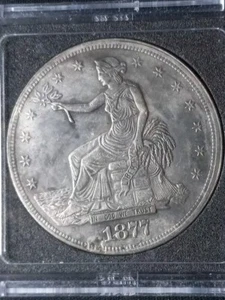 1877-S Dollaro commerciale, VF argento $ - Foto 1 di 8