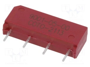 500mA Max 200VAC US Coil : 5VDC Max 200VDC SPST-NO Relay : Reed - Picture 1 of 1