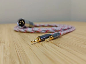 GSAUDIOCABLES 7N OCC COPPER GOLD SILVER CABLE ABYSS DIANA V2 PHI TC HIFIMAN 2.5 - Picture 1 of 6