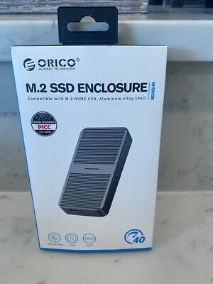 ORICO Upgraded M.2 NVME SSD Enclosure 40Gbps PCIe3.0x4 USB C Adapter, Aluminum N - Image 1 of 4