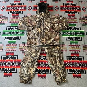 Frogg Toggs Adult XL Realtree Camo 2PC Hunting Rain Suit Jacket & Pants A9 - Picture 1 of 24