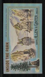 2022 Topps Allen and Ginter Chrome Mini Inside the Park #ITP9 Kenai Fjords - Picture 1 of 2