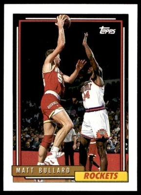 1992-93 Topps Matt Bullard Houston Rockets #274 - Image 1 of 2