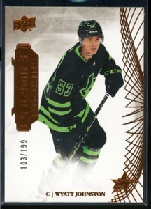 2022-23 Upper Deck Premier Bronze #106 Wyatt Johnston 103/199 - Imagen 1 de 2