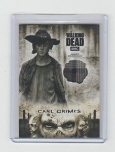 TOPPS WALKING DEAD HUNTERS & THE HUNTED CHANDLER RIGGS/CARL GRIMES RELIC CARD