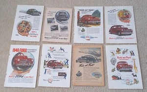 1946 Ford Advertisements Lot  of 8 - Picture 1 of 1