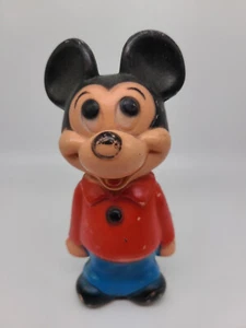 Figura vintage 1960 de Disney Mickey Mouse muñeca celuloide Hanna Barbera - Imagen 1 de 3
