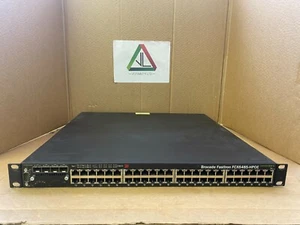 Brocade FastIron FCX648S-HPOE Gigabit PoE Switch with Bracket & 2x PSU (Inc VAT) - Picture 1 of 9