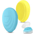  ETEREAUTY 2pcs Silicone Facial Cleansing Brush Massaging Brush Face Cleansing