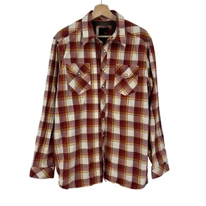 5.11 Tactical Plaid Work Shirt M Covert Pearl Snap Button Front Pockets Flannel - Picture 1 of 9