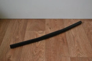 Vintage 1990s Black Steel Flat Handlebars 57.5cm 25.40mm Clamp - Picture 1 of 17