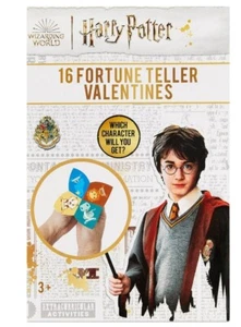 Harry Potter 16 Fortune Teller Valentine Exchange Cards - Picture 1 of 4