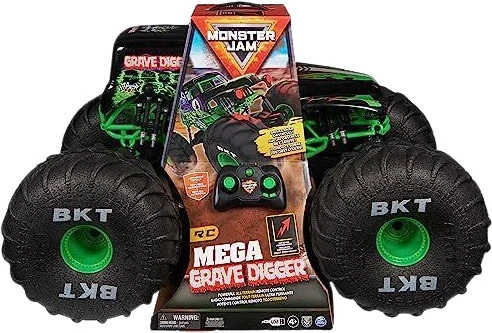NUEVO Monster Jam, Mega Grave Digger Oficial Control Remoto Monster Truck Foto 1 de 1