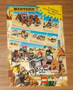Publicidad rara LEGO System Western 6769 Fort Avalon 6761 mina de oro 6745 1996 - Imagen 1 de 1