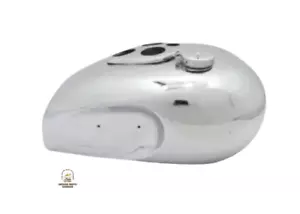 FIT FOR TRIUMPH CHROMED T100 5T SP TWIN PETROL TANK 1948 WITH FILLER CAPS TAP - Bild 1 von 6