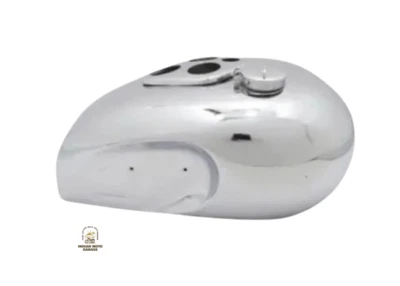 APTO PARA TRIUMPH CROMADO T100 5T SP DOBLE TANQUE DE GASOLINA 1948 CON TAPAS DE LLENADO GRIFO Foto 1 de 4