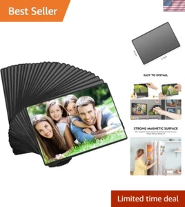 Magnetic Photo Frame, Pack of 30, Fits 4 X 6 Inch Photos, Magnetic Picture Fr... - Picture 1 of 9