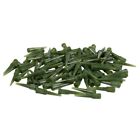 100 pezzi Plastica Verde Conica Pinhead Glue Liquid Dispenser Needles 14G K9E6
