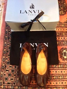 Lanvin Damen Ballerinas braun 6,5 US/37 EU - Bild 1 von 8