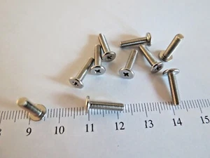 M3x12x6mm Stainless Steel Phillips LONG Laptop 2.5 HDD Hard Drive SSD Screws - Bild 1 von 7