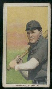1909-11 T206 Bill Hinchman Batting Cleveland Sweet Caporal 150 GD+