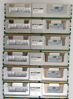 6X2gB 12Gb samsung M395T5750GZ4-CE66 memorie ecc Server memoria PC2-5300f-555-11 - Immagine 1 di 4