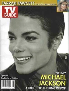 Michael Jackson Farrah Fawcett Tribute TV Guide Magazine 2009 ๐ - Picture 1 of 2