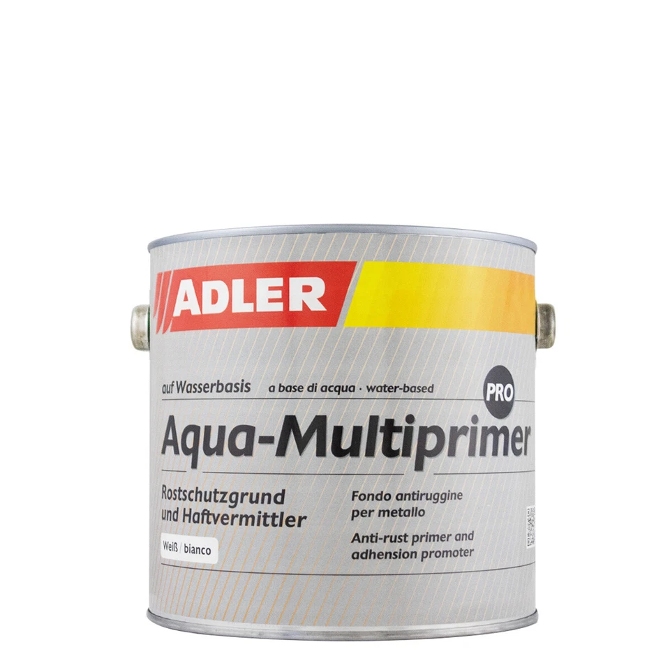 Adler Aqua Multiprimer Pro weiß, Rostschutzgrundierung & Haftvermittler - Bild 1 von 1