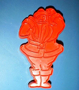 TUPPERWARE Taglierina biscotti rossa con manico SANTA CLAUS/ST NICHOLAS - NUOVO vecchio stock - Foto 1 di 2