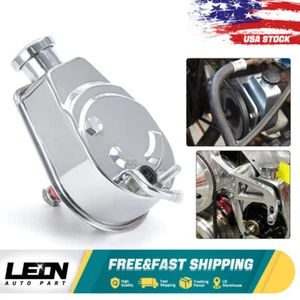 Bomba de dirección asistida plateada Saginaw estilo llave Chevy Ford GM Chrysler PS FABRICANTE DE EQUIPOS ORIGINALES - Imagen 1 de 13