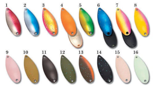 FOREST MIU standard color 2.2g Trout Spoon