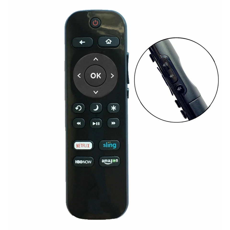 New USBRMT TV Remote LC-RCRUS-17 For Sharp Roku TV Netflix For LC-43LB481