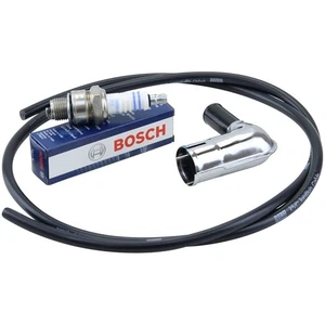 Bujía Bosch W7AC conector de vela cable de encendido juego Hercules Prima M Sachs 504 505 - Imagen 1 de 4