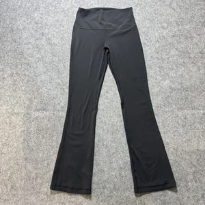 Lululemon Pants Womens 6 Black Groove Flare Yoga Athletic High Rise Activewear - Picture 1 of 11