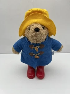 Paddington Bear By Eden Toys Vintage The Bear From Peru Yellow Hat Gumboots - Picture 1 of 14