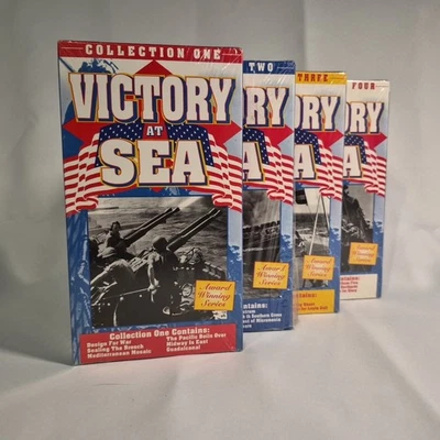 Victory At Sea Collection 1, 2, 3 & 4 - VHS Video Set (4) New- Sealed - Image 1 of 2