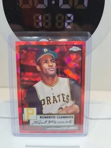2021 TOPPS CHROME PLATINUM ANNIVERSARY ATOMIC RED 100 ROBERTO CLEMENTE ⚾️ (G153) - Picture 1 of 3