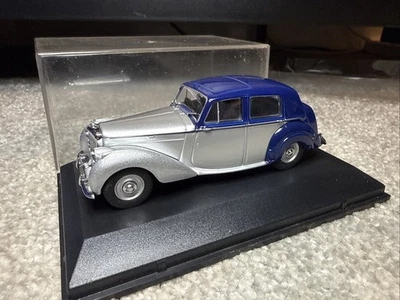 OXFORD DIECAST 1/43 BENTLEY MKVI MK6 MIDNIGHT BLUE SHELL GREY (SILVER) BN6004 - Image 1 of 4