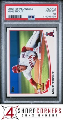 2013 TOPPS 全明星新秀 #LAA-2 MIKE TROUT ANGELS PSA 10 — 第 1/2 张图片