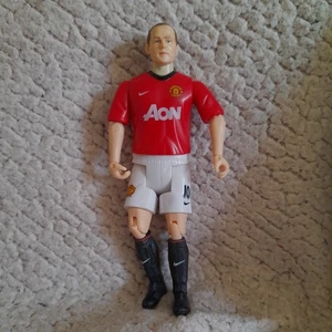 Match Stars Manchester United Wayne Rooney No.10 Football Posable Figure 18cm - Picture 1 of 7